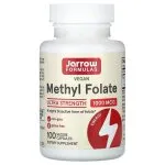 Jarrow Formulas, Methyl Folate, метилфолат, 1000 мкг, 100 вегетарианских капсул