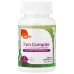 Zahler, Iron complex, комплекс с железом, 100 капсул