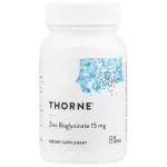 Thorne, Zinc Bisglycinate, бисглицинат цинка, 15 мг, 60 капсул