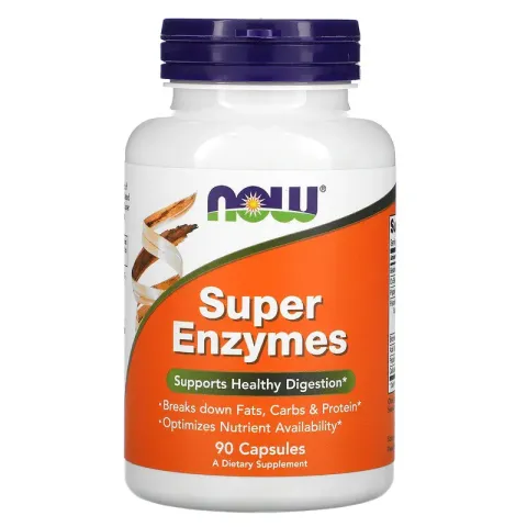 NOW Foods, Суперферменты, 90 капсул