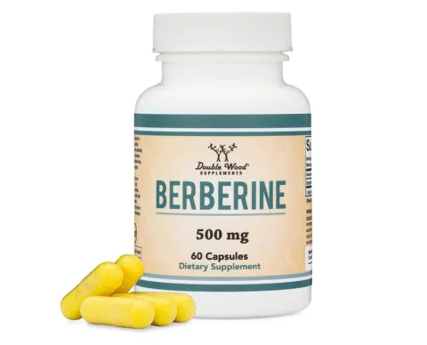 Double Wood берберин, Berberine 500 мг, 60 капсул
