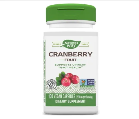 Natures Way, Cranberry Fruit 930 мг, 100 капсул