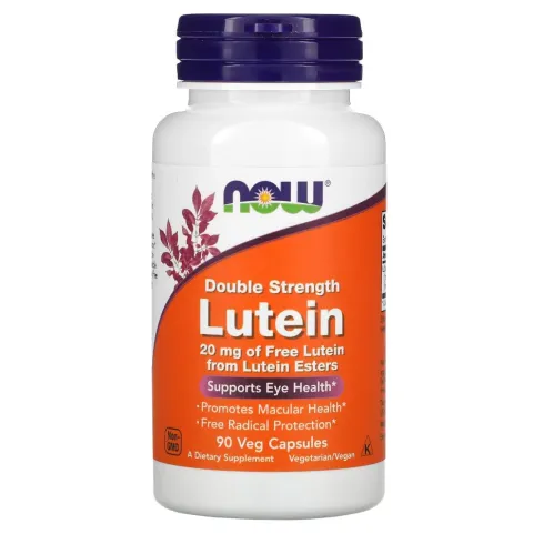 NOW Foods, Lutein, 20 mg, 90 kapsula