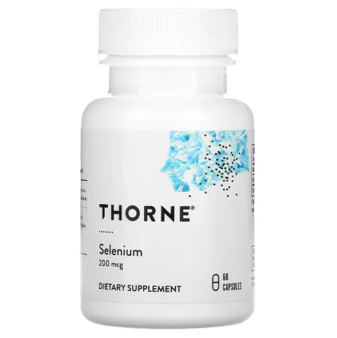 Thorne Research, Cелен (Селенметионин), Selenium, 60 капсул