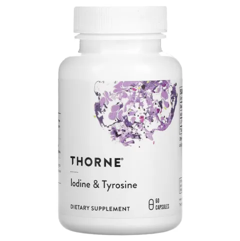 Thorne Research, Yod va Tirozin, 60 kapsula
