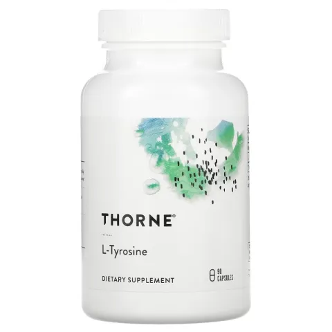 Thorne, L-tirozin 500 mg, 90 kapsula