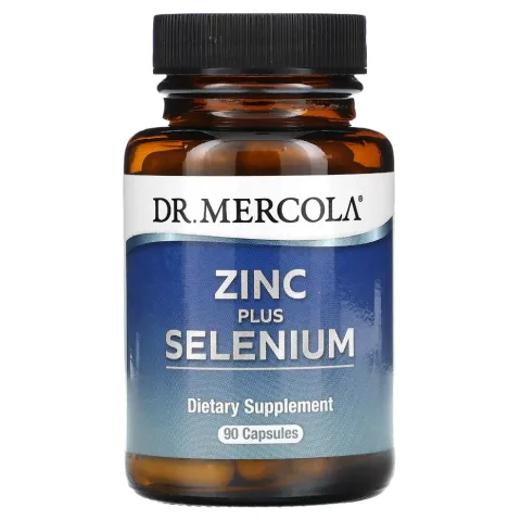 Dr. Mercola, sink va selen, 90 kapsula