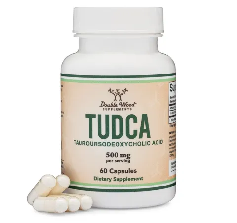 Double Wood, TUDCA, добавка для очистки печени и желчного пузыря, 500 мг, 60 капсул