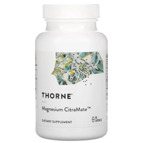 Thorne, Magnesium Citramate, Цитрамат магния, 90 капсул