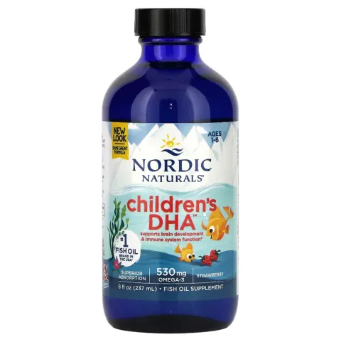 Nordic Naturals, ДГК для детей, Childrens DHA от 1 до 6 лет, 237 мл