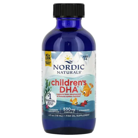 Nordic Naturals, ДГК для детей, Childrens DHA, от 1 до 6 лет, 530 мг, 119 мл