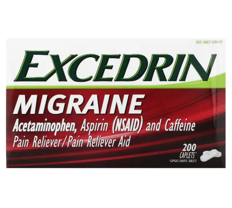 Excedrin Migraine, Таблетки SCS- 200 шт.
