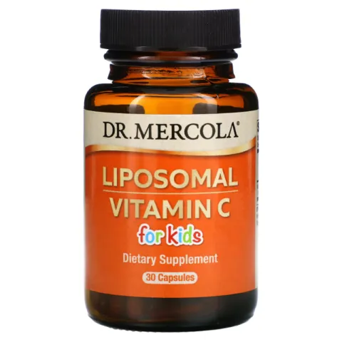 Dr. Mercola, Liposomal vitamin c for kids, липосомальный витамин C для детей, 30 капсул
