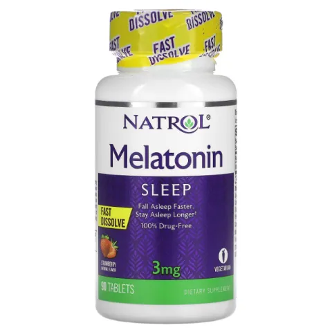 Natrol, Melatonin, Мелатонин, 3 мг, 90 таблеток