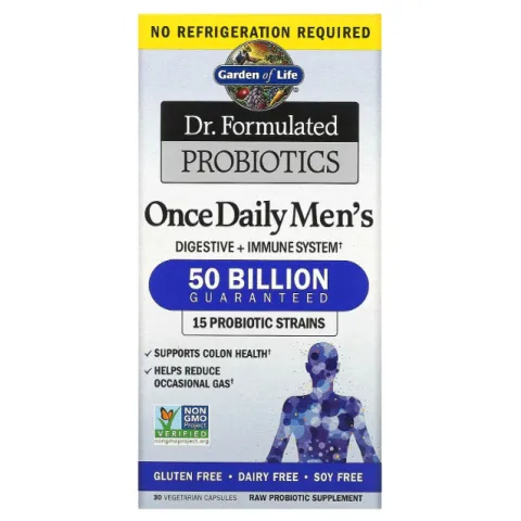 Garden of Life, Mens Probiotics, пробиотики для мужчин, 30 капсул