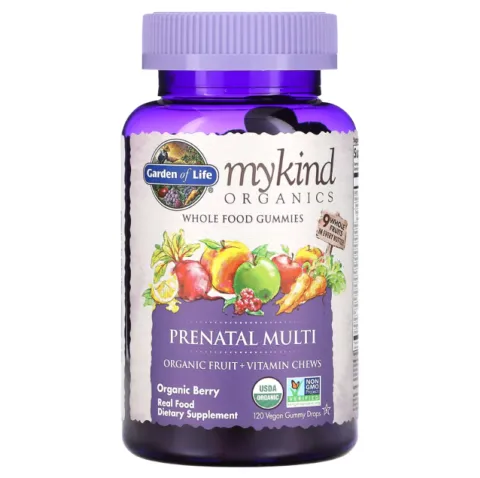 Garden of Life, prenatal multivitamin, пренатальные мультивитамины, 120 веганских жевательных таблеток