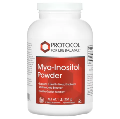Protocol for Life Balance, Myo-Inositol powder, Мио-инозитольный порошок, 454 г