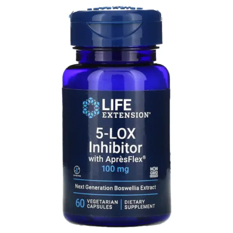 Life Extension, 5-LOX блокатор, 100 мг, 60 капсул