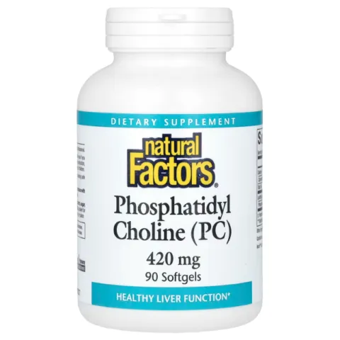 Natural Factors, Phosphatidyl Choline, фосфатидилхолин, 420 мг, 90 гелевых капсул