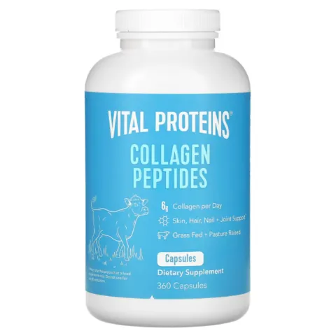 Vital Proteins, Collagen Peptides, пептиды коллагена, 360 капсул
