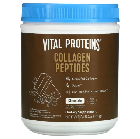 Vital Proteins, Collagen peptides, Коллагеновые пептиды, шоколад, 761 г