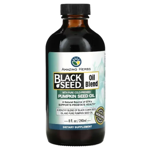 Amazing Herbs, Black Seed, Масло черного тмина, 240мл