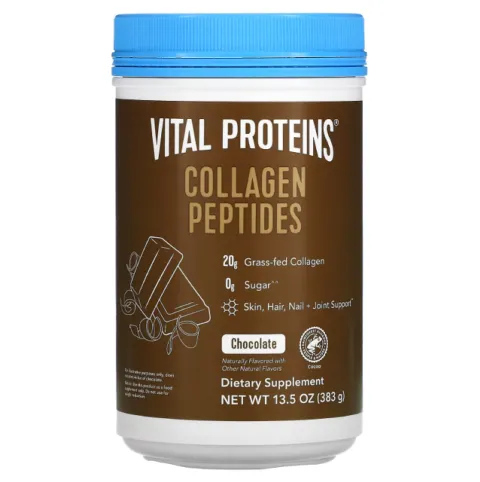 Vital Proteins, Collagen peptides, Коллагеновые пептиды, шоколад, 383 г