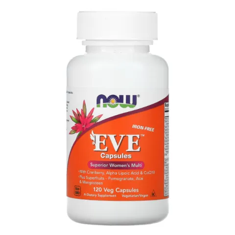 NOW Foods, Eve, мультивитамины для женщин, 120 растительных капсул