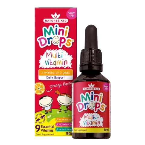 Mini Drops, мультивитамин для детей, детские капли