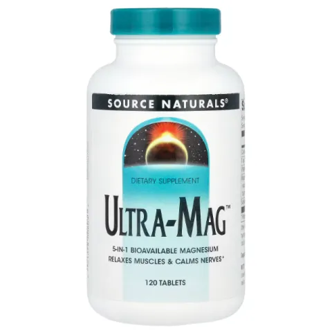 Source Naturals, Ultra-Mag, Magniy, 120 tabletka