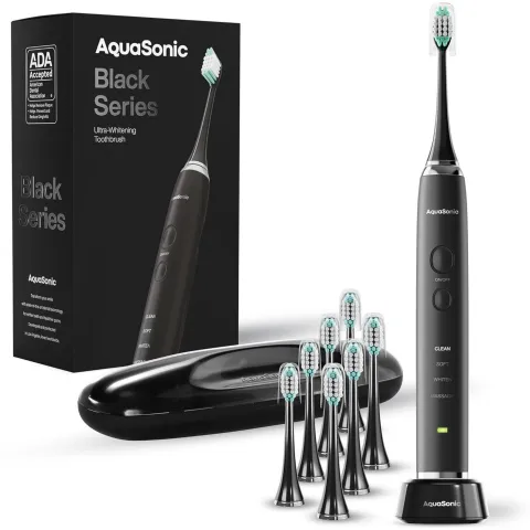 Aquasonic, Black Series, Ultra Whitening Toothbrush, Ультраотбеливающая зубная щетка