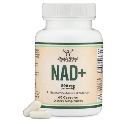 Double Wood, NAD Supplement 500мг, 60 капсула