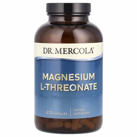 Dr. Mercola, Магний Л-треонат, Magnesium L-Threonate, 270 капсул