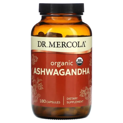 Dr. Mercola, Органическая ашваганда, Ashwagandha, 800 мг, 180 капсул