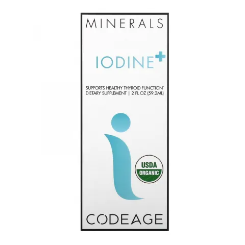 Codeage, Iodine +, Yod, 250 mkg, 59,2 ml