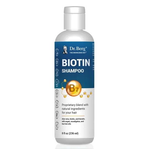 Dr. Berg, Biotin Shampoo for Women & Men, Шампунь с биотином, 236 мл
