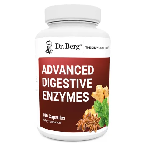 Dr. Berg, Advanced Digestive Enzymes, Пищеварительные ферменты, 180 капсул