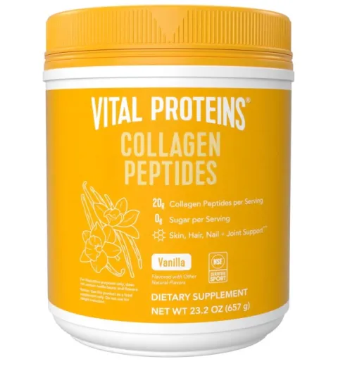 Vital Proteins, Kollagen peptidlari, vanilla, 657 g