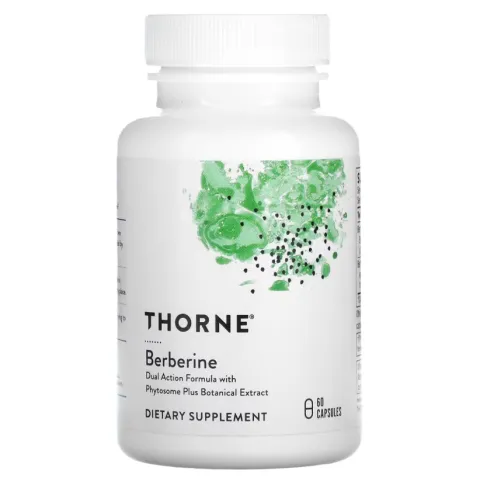 Thorne, Berberine, Берберин, 60 капсул