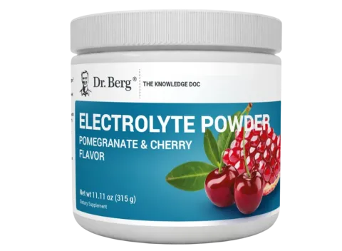 Dr. Berg, Electrolyte Powder, Электролитный порошок, Вкус граната и вишни, 315 г