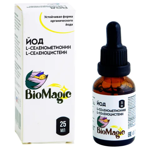 Biomagic, Йод + селен, 25 мл