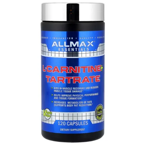 ALLMAX, Л-карнитин и тартрат, 120 капсул