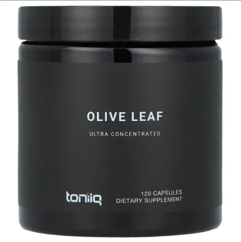 Toniiq, Olive Leaf, Листья оливкового дерева, 120 капсул
