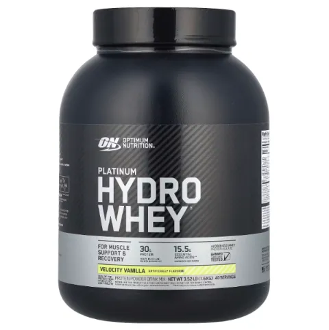 Optimum Nutrition, Platinum Hydro Whey, Velocity Vanilla, 1,6 кг