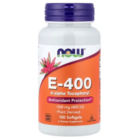 NOW Foods E-400 vitamini 268 mg (400 IU) 100 kapsula