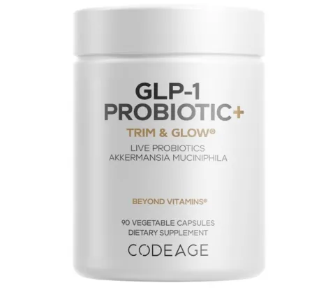 Codeage, GLP-1 Probiotic +, 90 растительных капсул