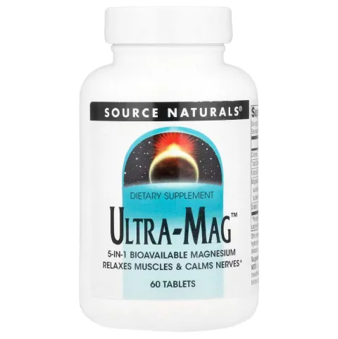 Source Naturals, Ultra-Mag, Ультра-Маг, 60 таблеток