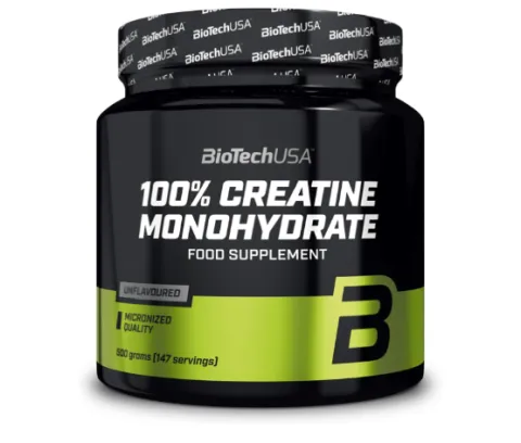 BioTechUSA 100% Creatine Monohydrate, без вкуса, 500 г