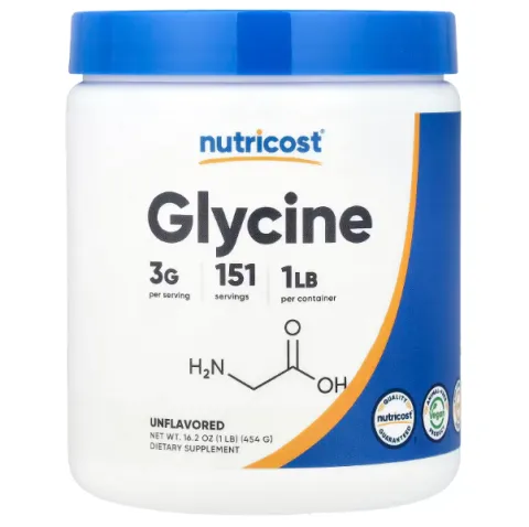Nutricost, Glycine, глицин в виде порошка, 454 г