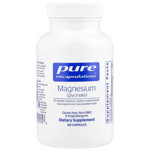 Pure Encapsulations, Magnesium Glycinate, Глицинат магния, 90 капсул